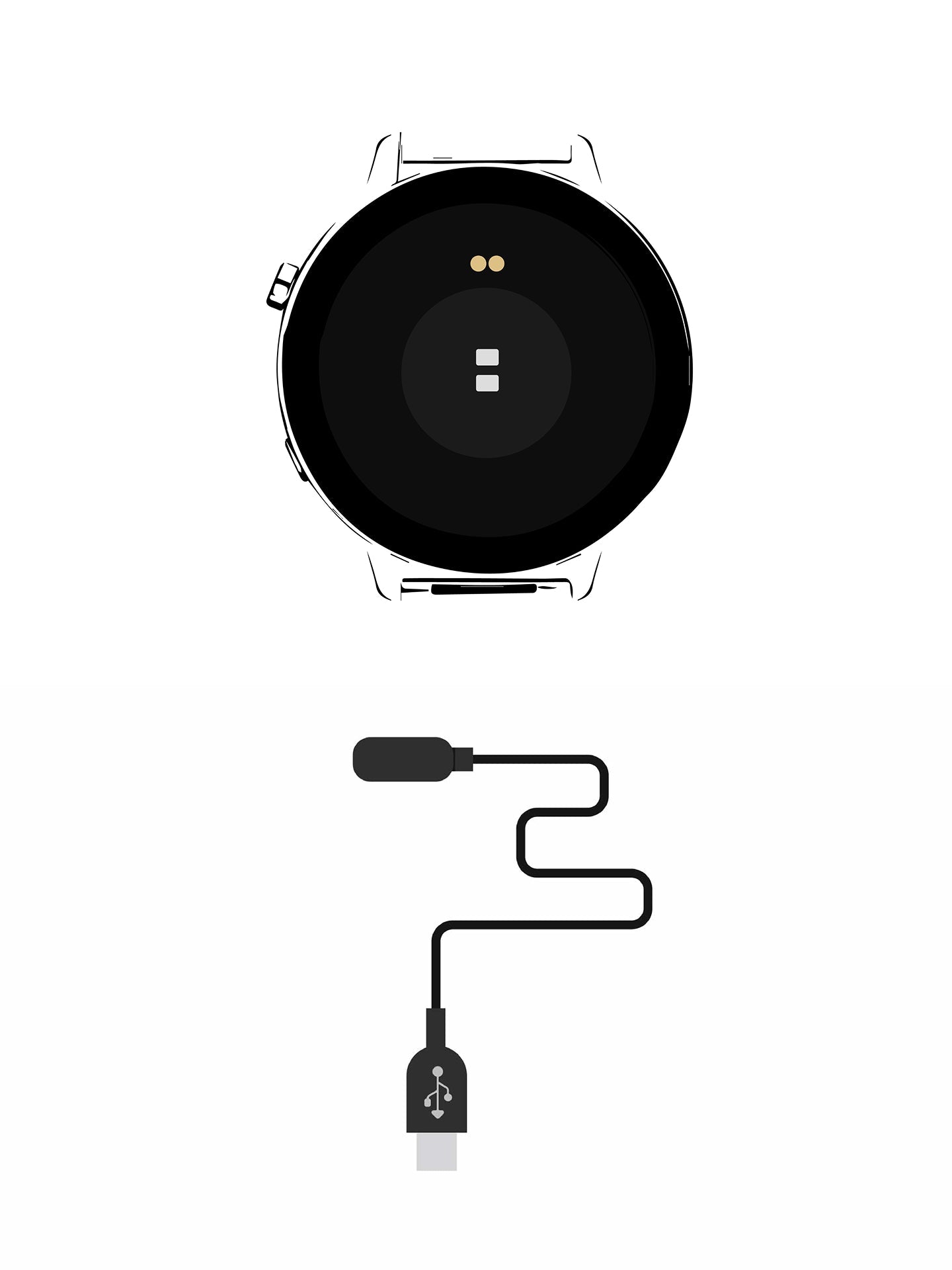 Explorer GPS APP One Smart Smartwatch Charger